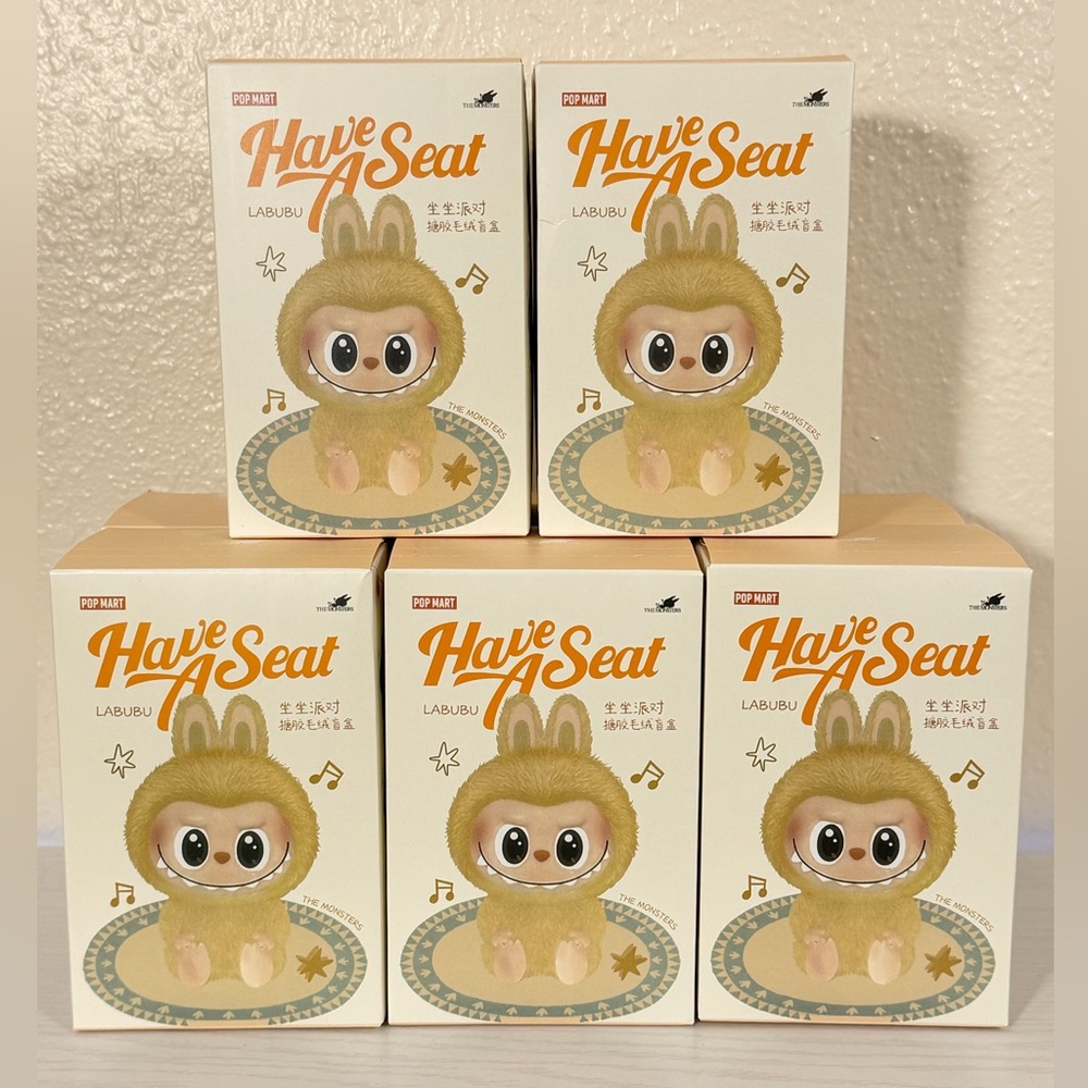 POP MART Labubu The Monsters Have a Seat Blind Boxes
Authentic New Unopened
